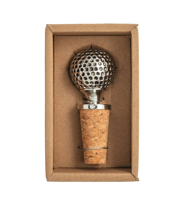 Golf Metal Bottle Stoppers - 3 Styles