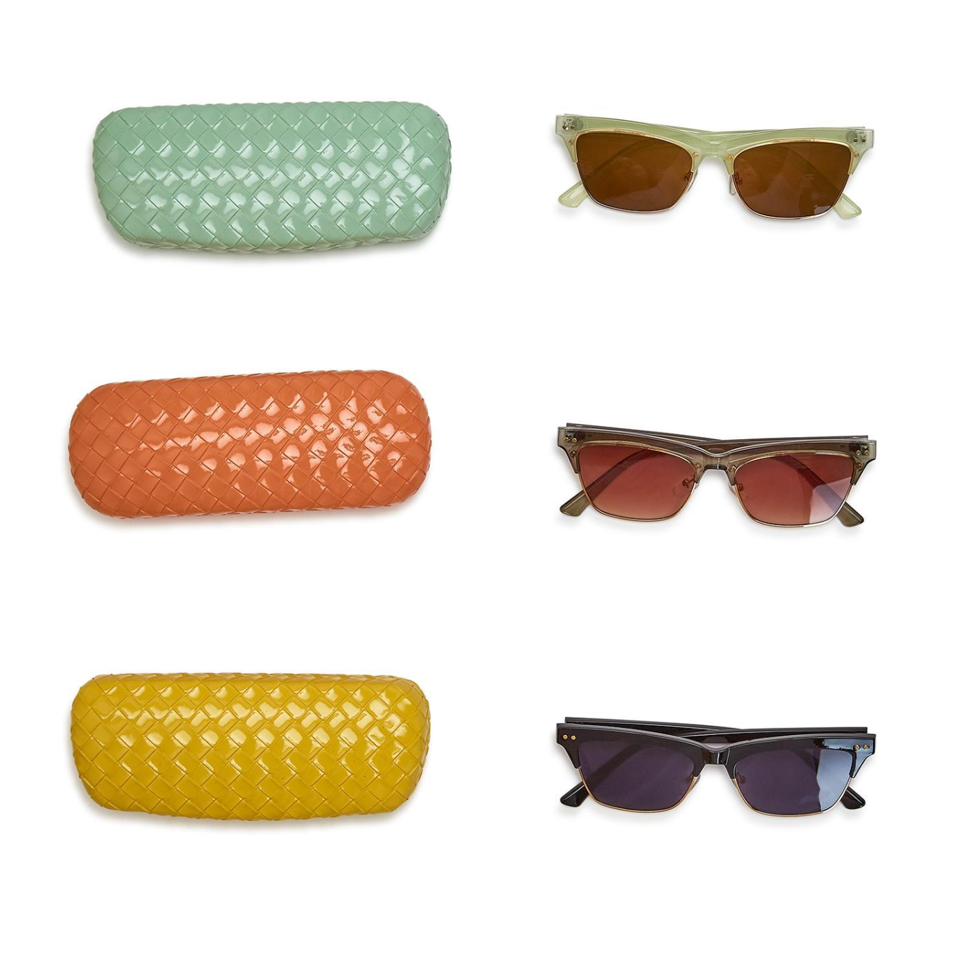 Retro Inspired Cat Eye Sunglasses with Case