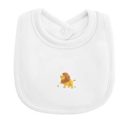 Baby Club Chic - Embroidered Safari on White Collection - Bib, Hat, Outfit, Blanket
