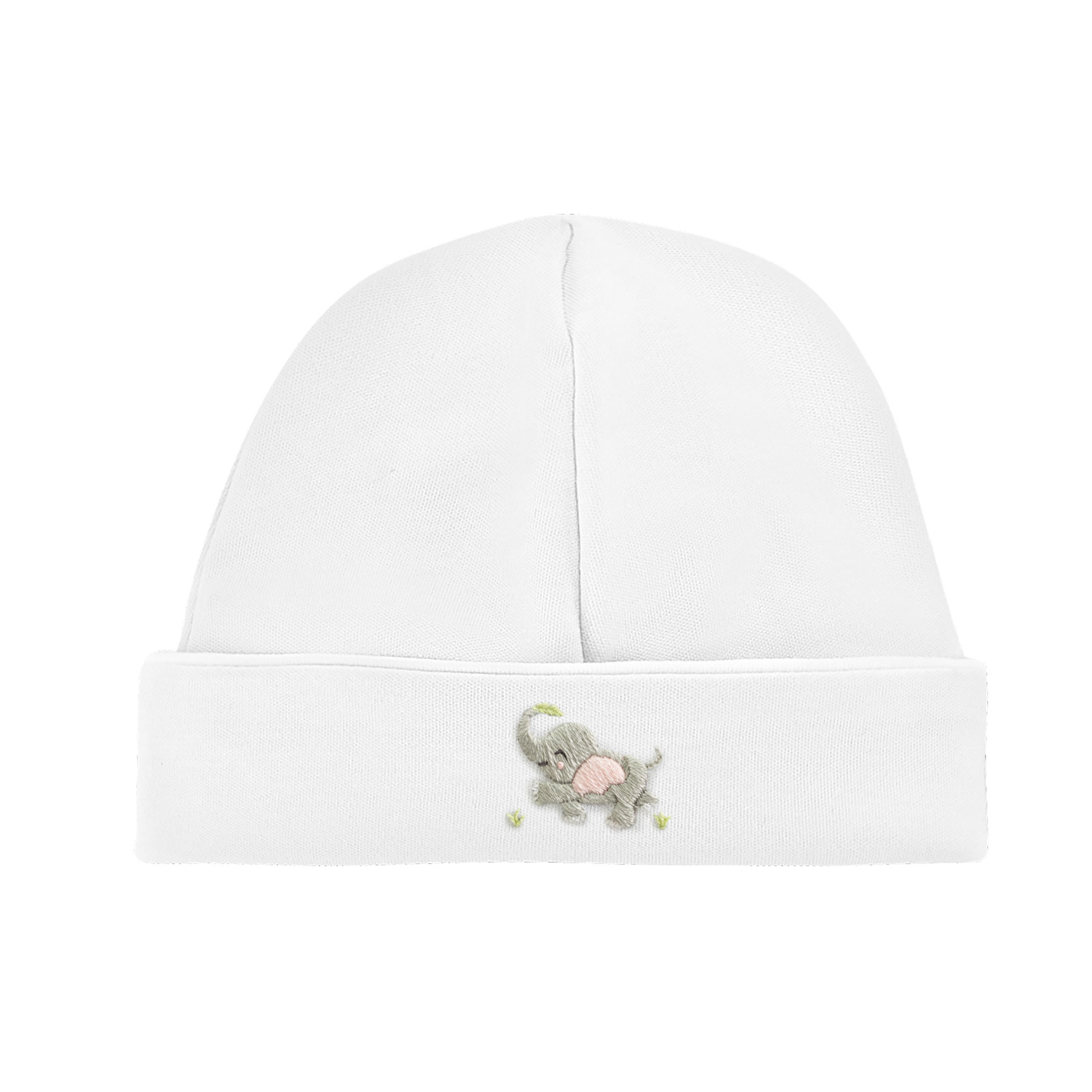 Baby Club Chic - Embroidered Safari on White Collection - Bib, Hat, Outfit, Blanket