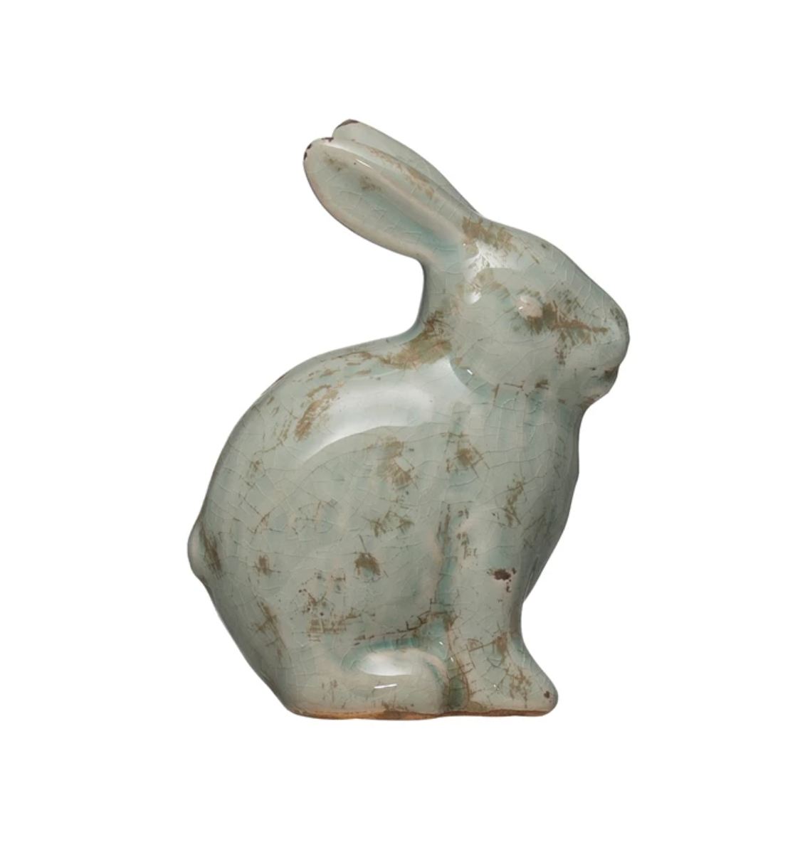 Blue Terracotta Rabbit
