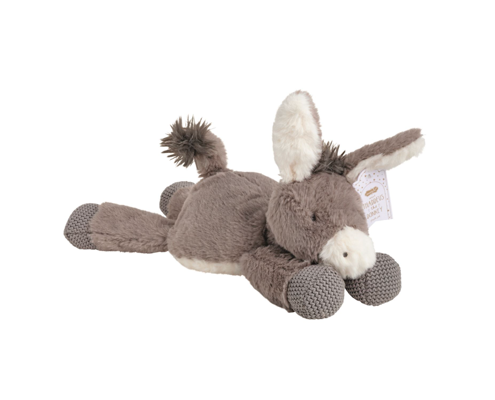Donkey Plush with Knitted Feet