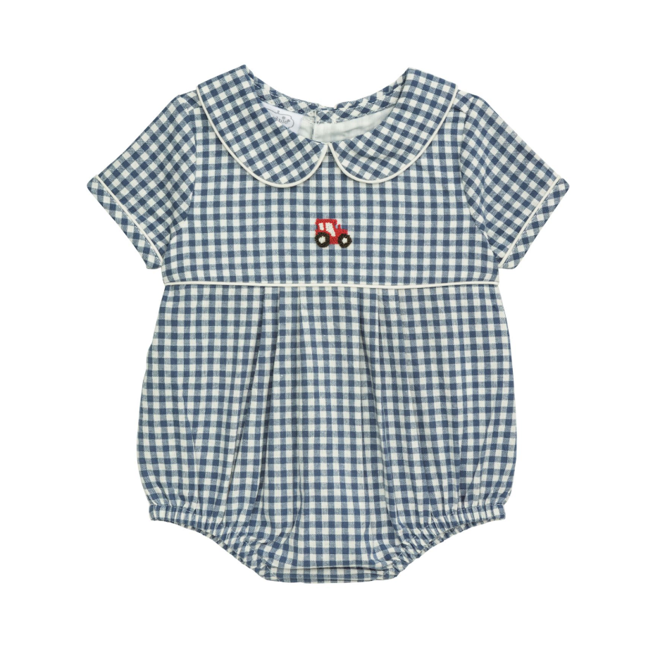 Tractor Gingham Bubble