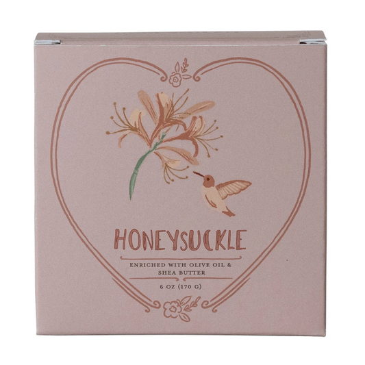 Honeysuckle Heart Bar Soap