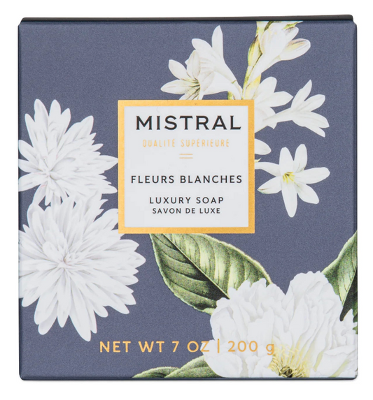 Mistral - Luxe Bar Soap - Fleurs Blanches
