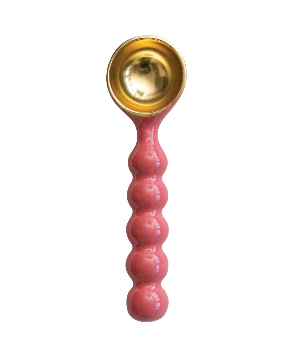 Pink and Gold Ice Cream Scoop