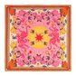 Pink Orange Tiger Flower Scarf
