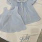 Kissy Kissy - White Baby Blanket