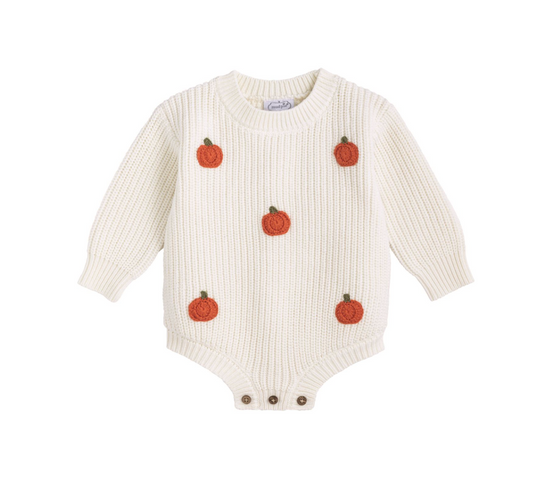 Ivory Pumpkin Sweater Bubble