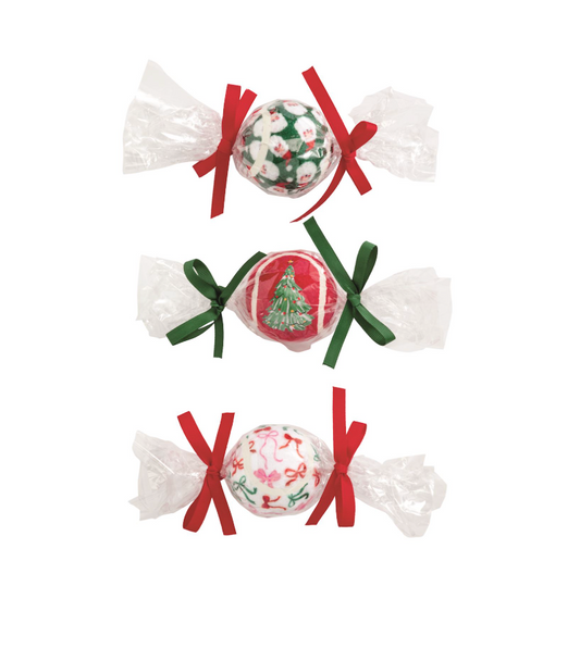 Christmas Pet Tennis Balls