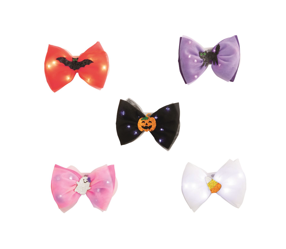 Halloween Light-Up Hairbows