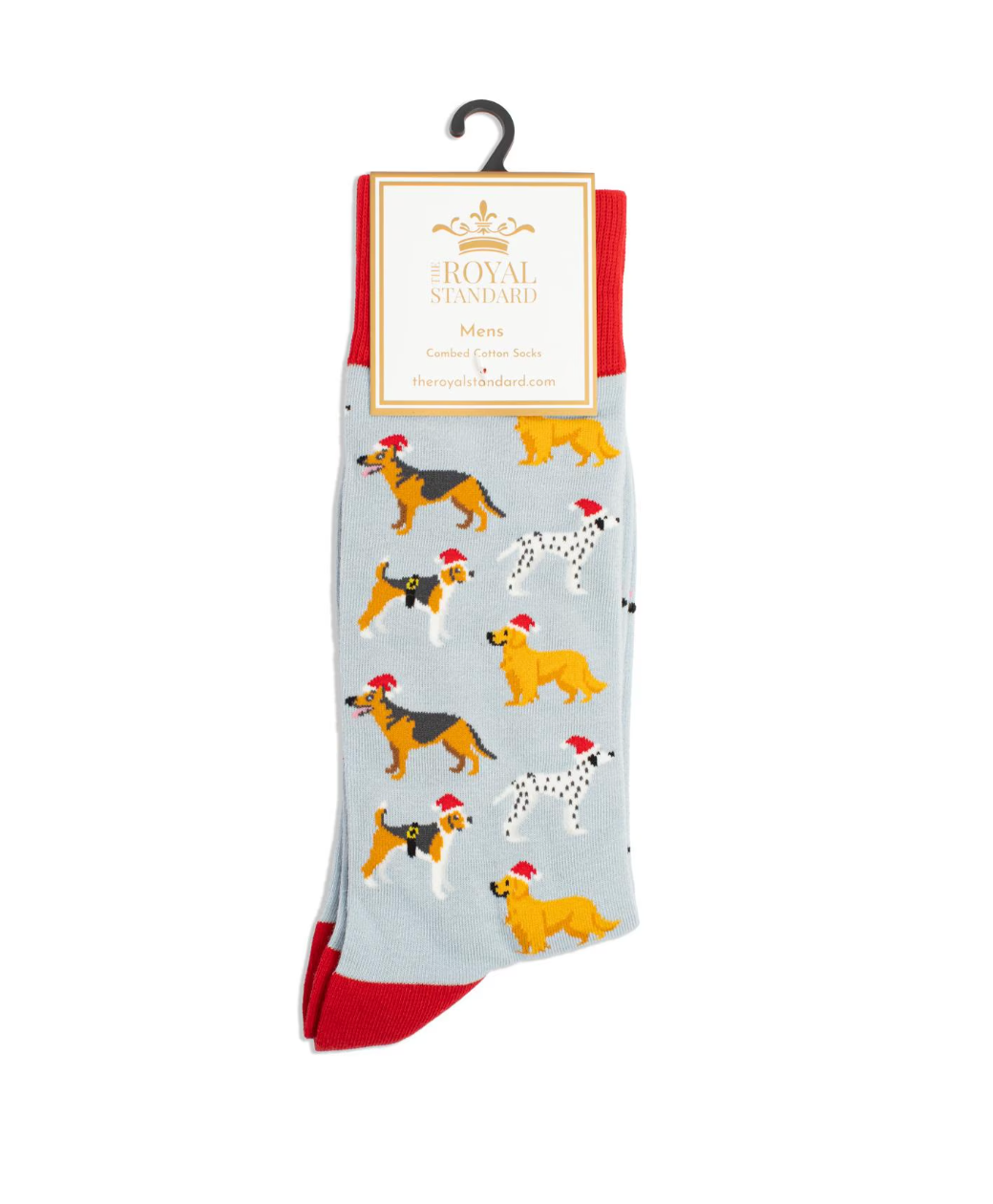 Men's Socks - Santa Paws
