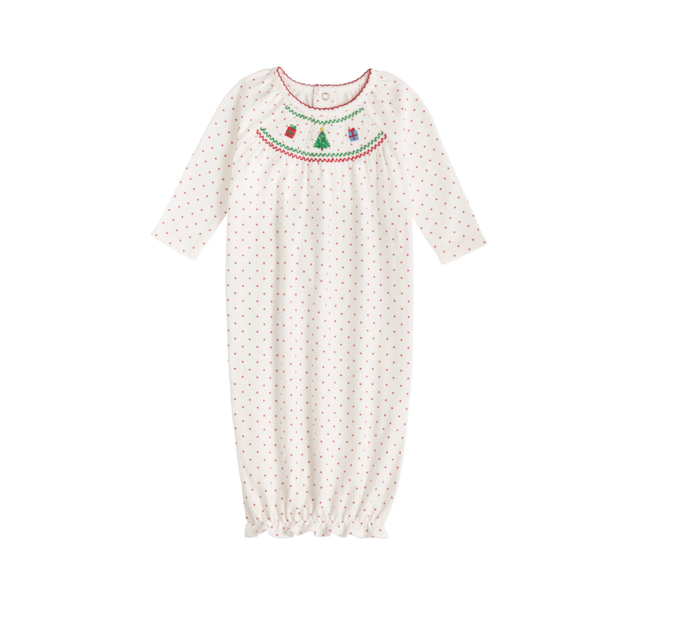 Polka Dot Christmas Gown