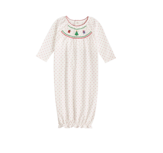 Polka Dot Christmas Gown