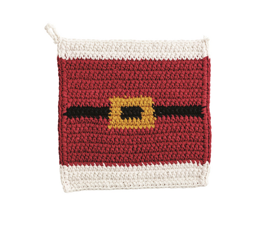 Crocheted Christmas Trivet