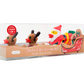 Santa and Reinducks Bath Toy Set