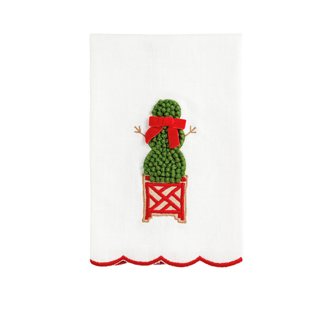 Christmas Topiary Towels