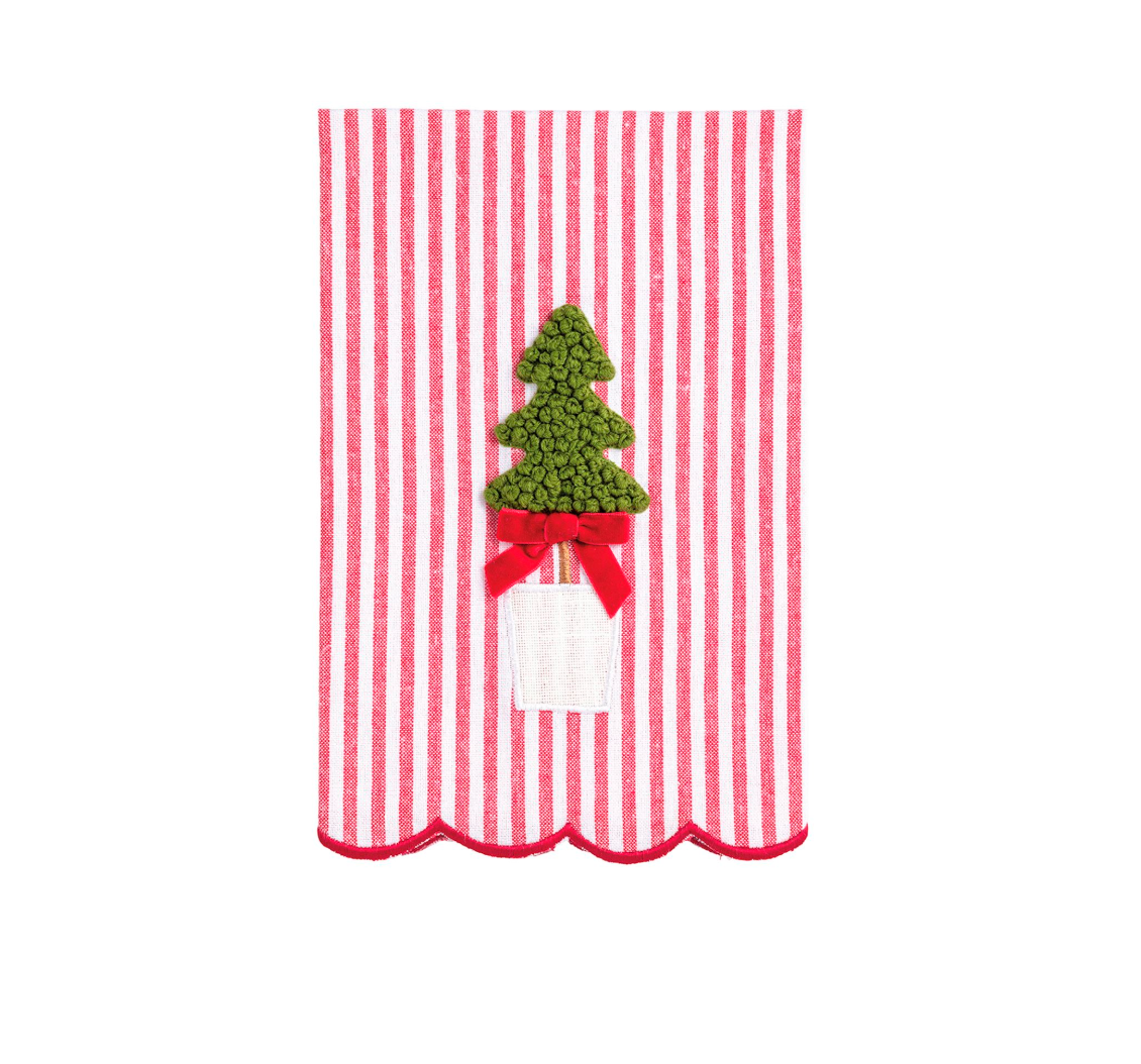 Christmas Topiary Towels