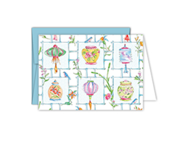 Lantern Note Card - Set of 10