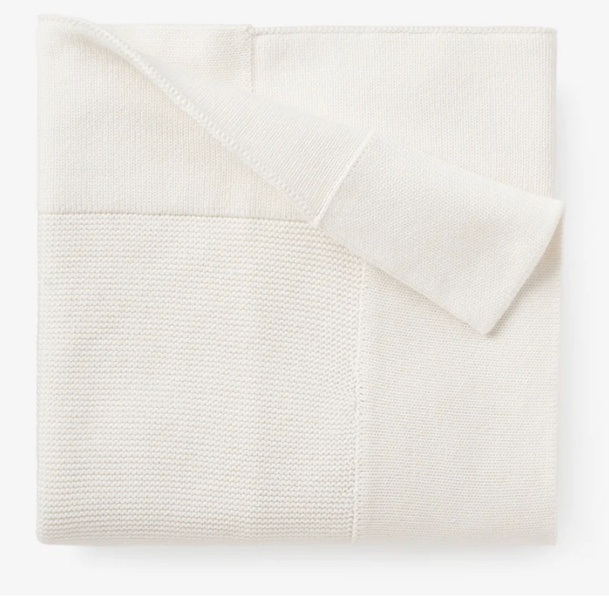 Elegant Baby - Knit Baby Blanket - Blue or Pink or White