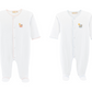 Baby Club Chic - Embroidered Noah's Ark - Footie - Pink or Blue