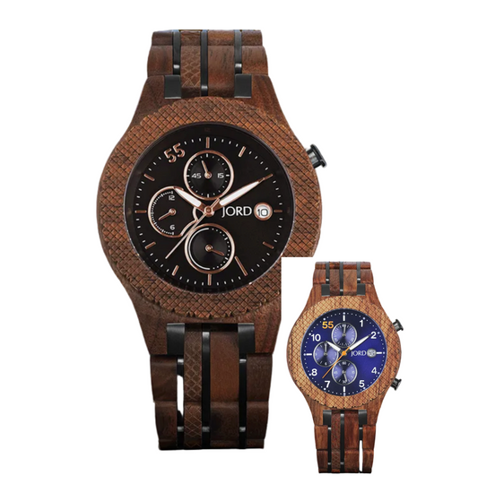 Jord - Wristwatch with Wooden Band