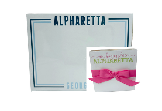 Rosanne Beck - Custom Alpharetta Notepads - Pink or Blue