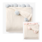 Elegant Baby - Fleece Pom Baby Blanket - Blue or Pink