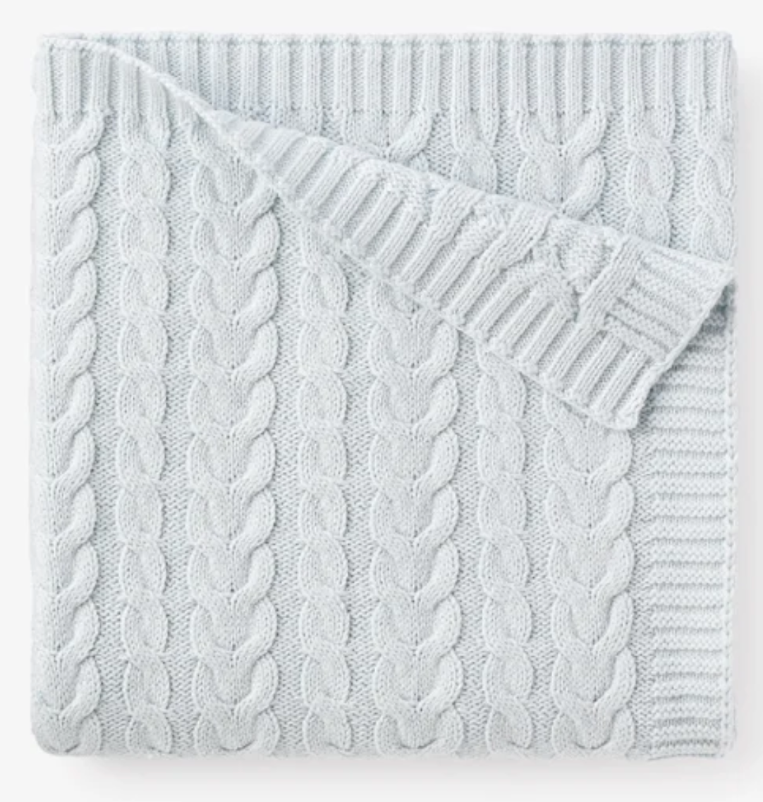 Elegant Baby - Cable Knit Baby Blanket