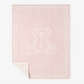 Elegant Baby - Chenille Teddy Bear Baby Blanket - Pink or Blue