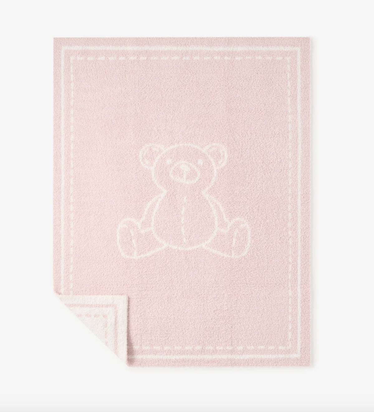 Elegant Baby - Chenille Teddy Bear Baby Blanket - Pink or Blue