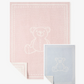 Elegant Baby - Chenille Teddy Bear Baby Blanket - Pink or Blue