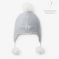 Elegant Baby - Knit Hat with Pom Poms - Pink, Blue, or White