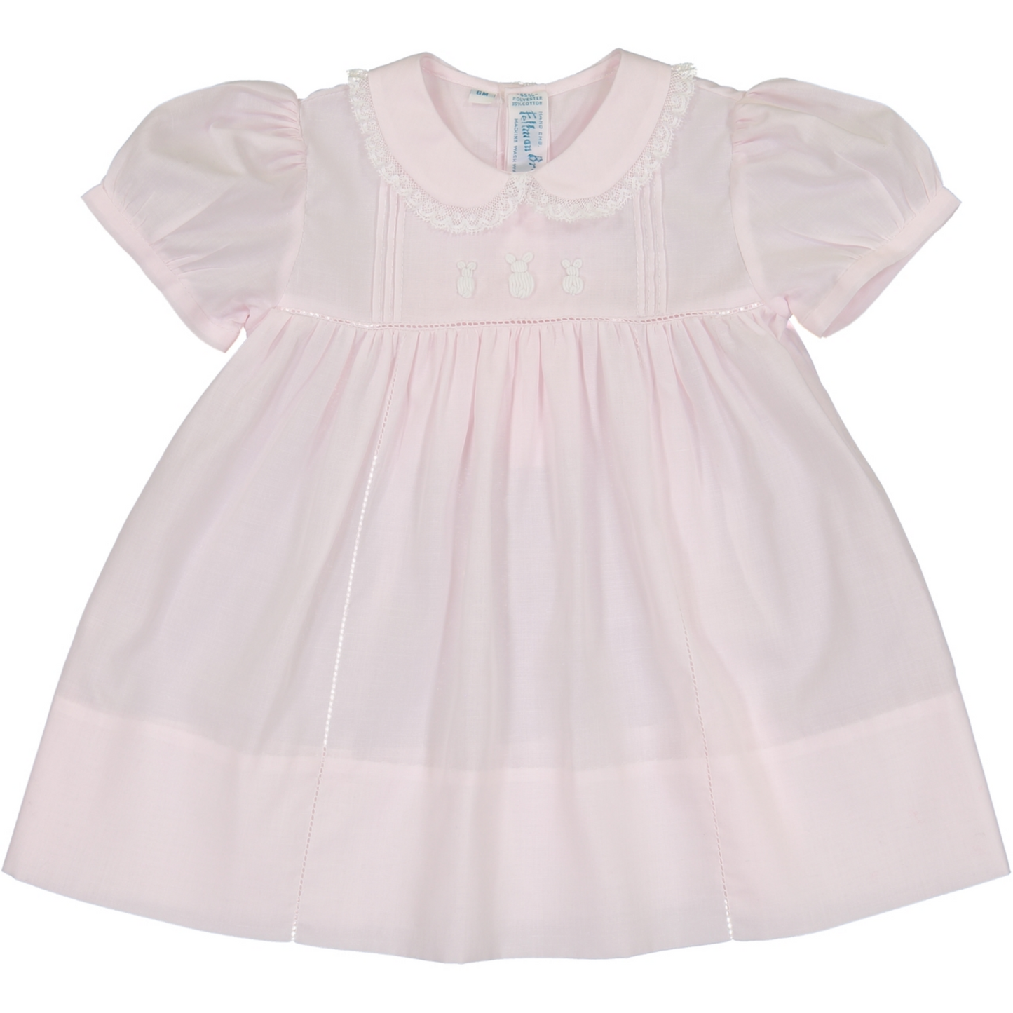 Feltman Brothers - Bunny Dress - Pink or Blue