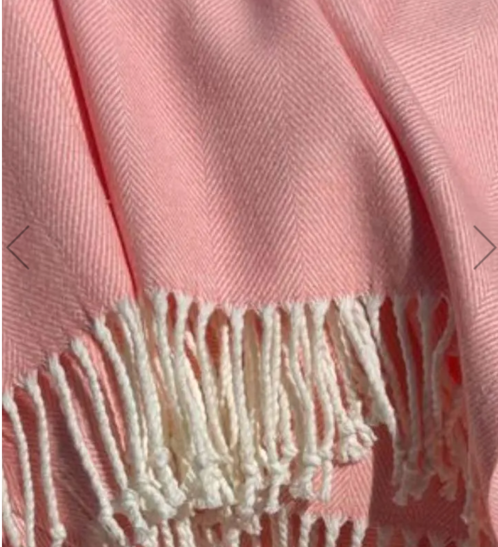 Herringbone Woven Throw Blanket - Many Colors