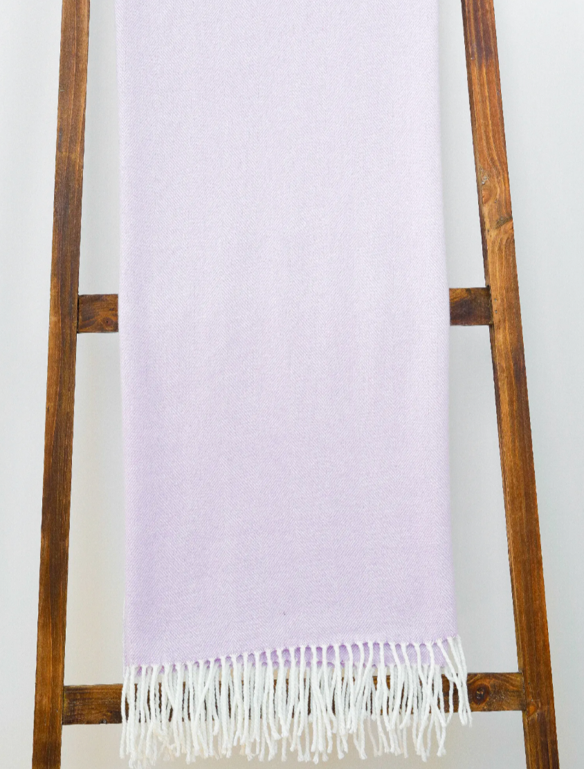 Herringbone Woven Throw Blanket - Many Colors
