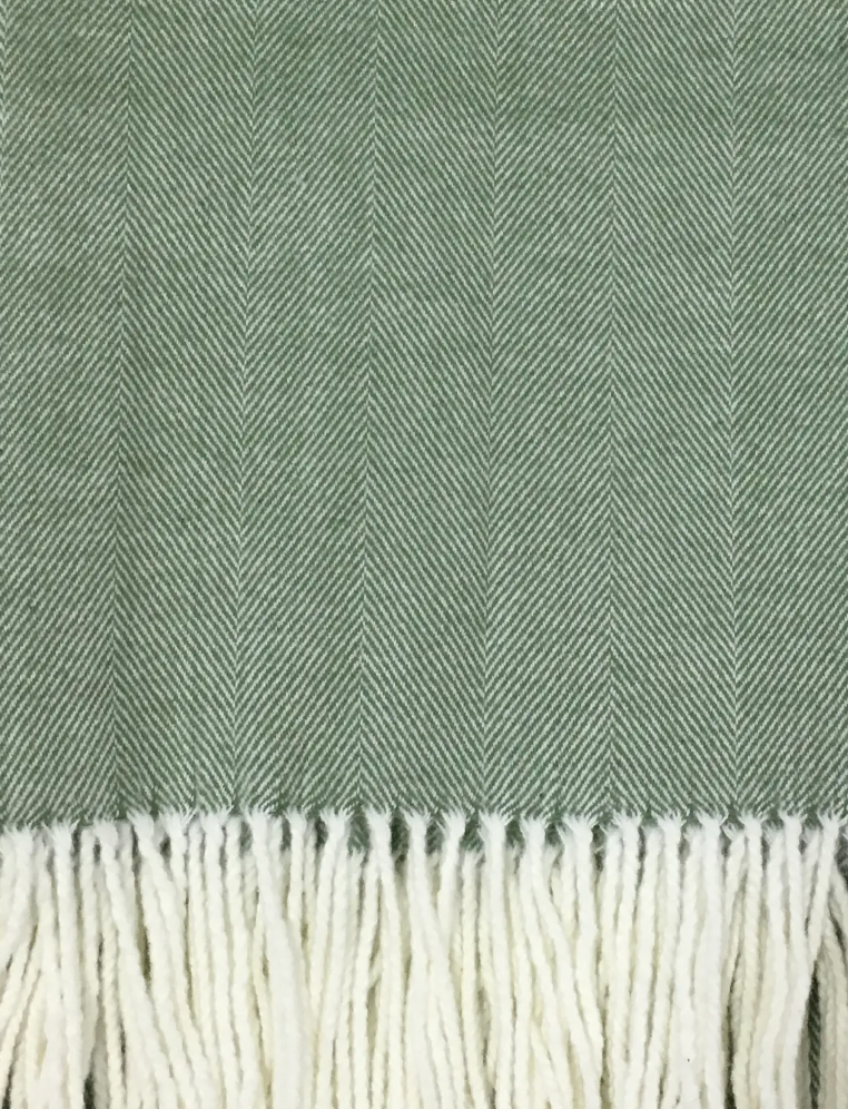 Herringbone Woven Throw Blanket - Many Colors