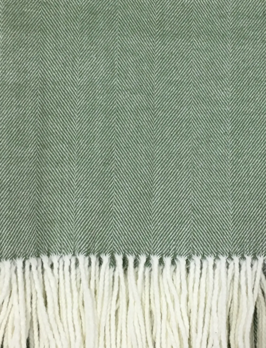 Herringbone Woven Throw Blanket - Many Colors