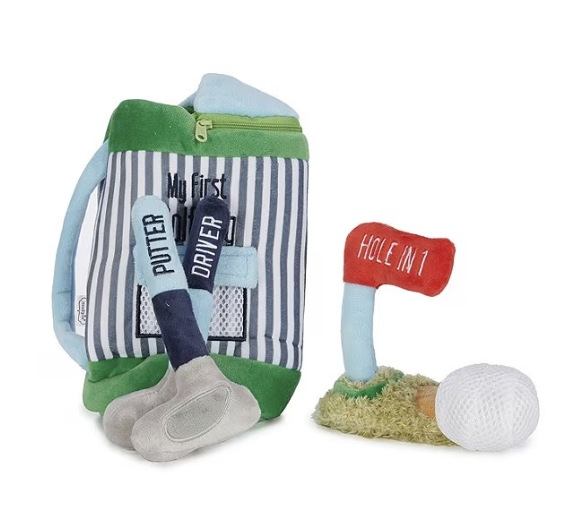 My First Golf Bag Plush Set - Blue or Pink