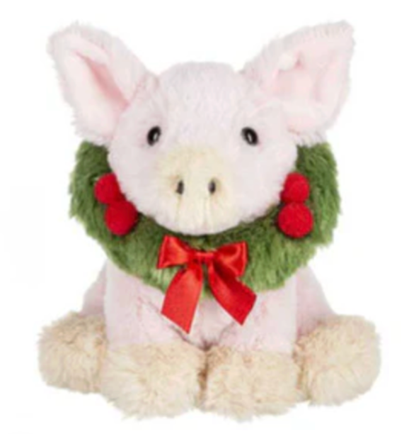 Plush Animals with Wreath - Multiple Styles