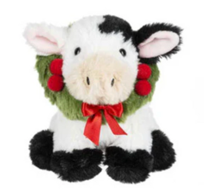 Plush Animals with Wreath - Multiple Styles