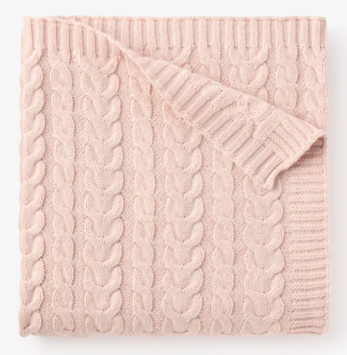 Elegant Baby - Cable Knit Baby Blanket