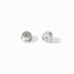 Julie Vos - Silver Hoops with Pearl Accents
