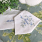 Embroidered Mother Hankie with Button Envelope