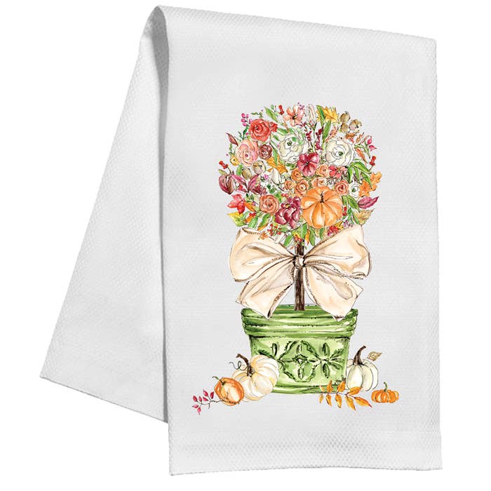 Rosanne Beck - Autumn Topiary Kitchen Towel