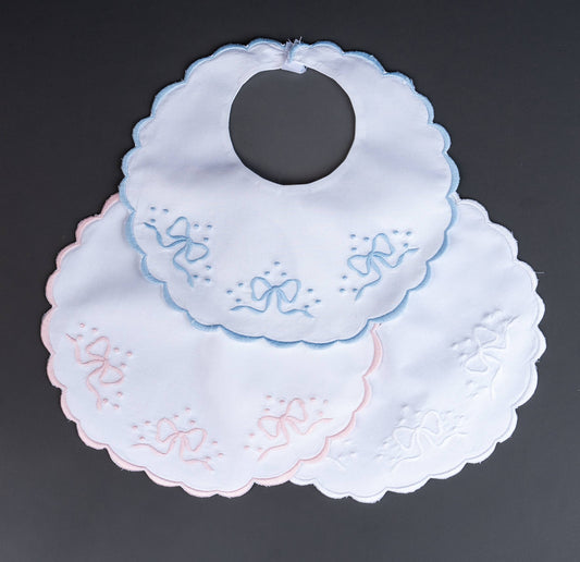 Boutross - Bows & Dots Bibs - Pink