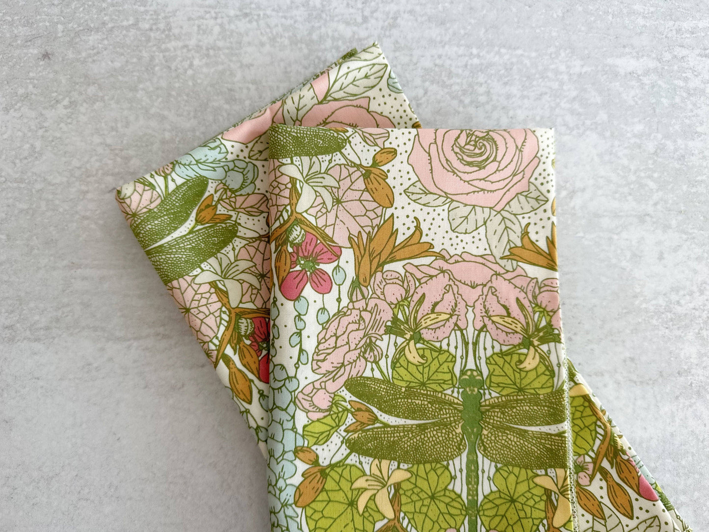 Dragonfly Cloth Napkins - Set of 4