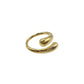 Gold Rain Drop Ring
