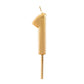 Caspari - Gold Number Candle
