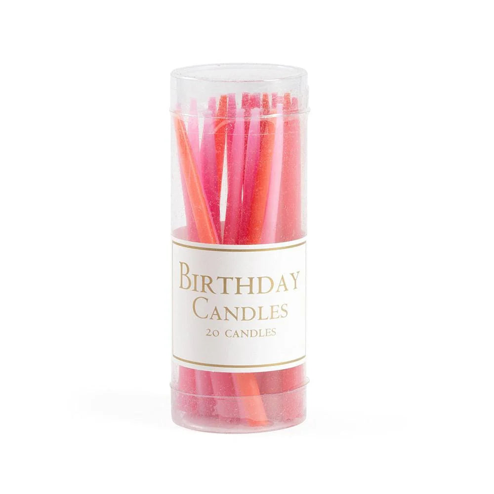 Caspari - Slim Birthday Candles - Multiple Colors